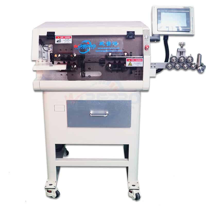 Multi cores cable cut strip machine