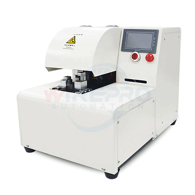 Flat wire spot taping machine